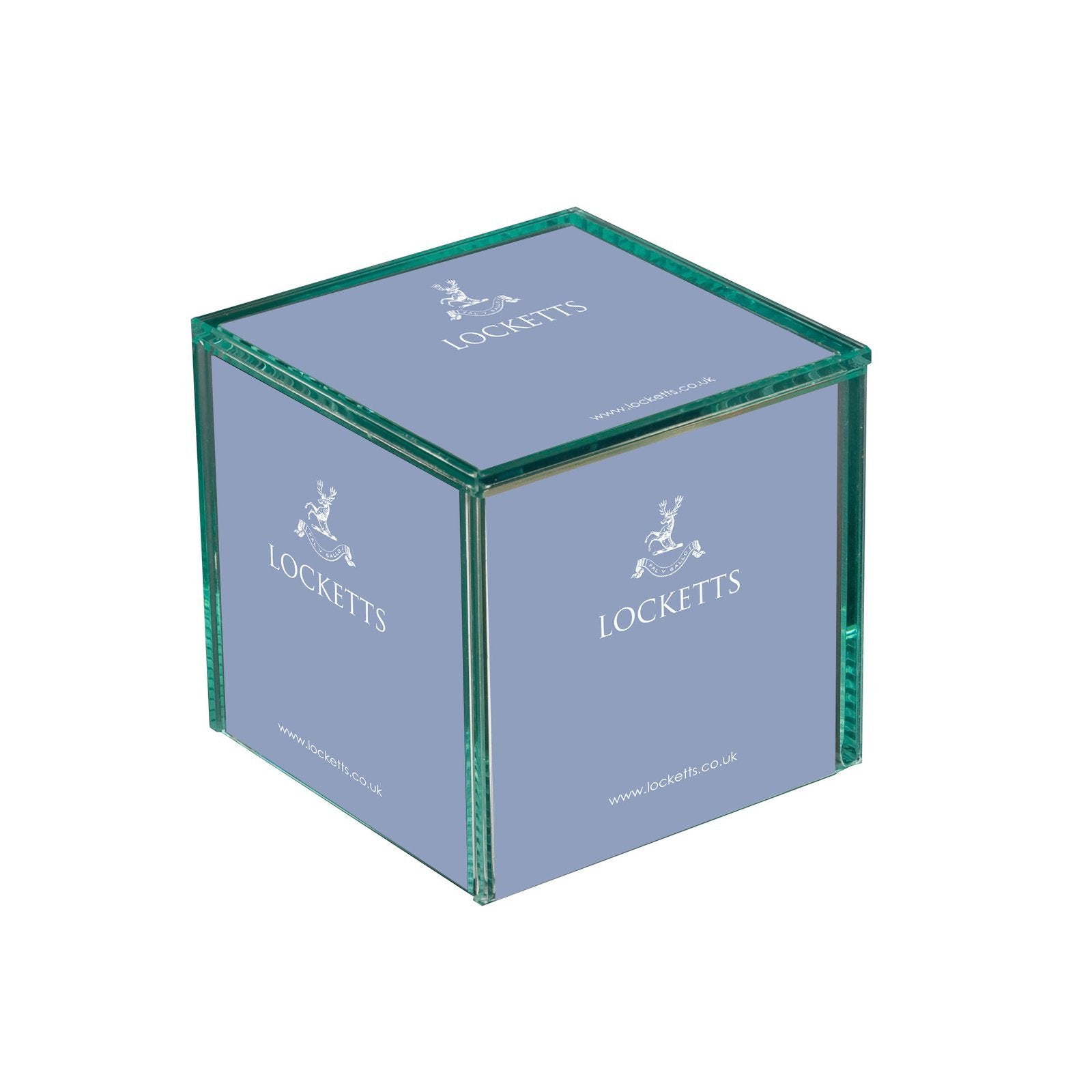 glass cube photo frame