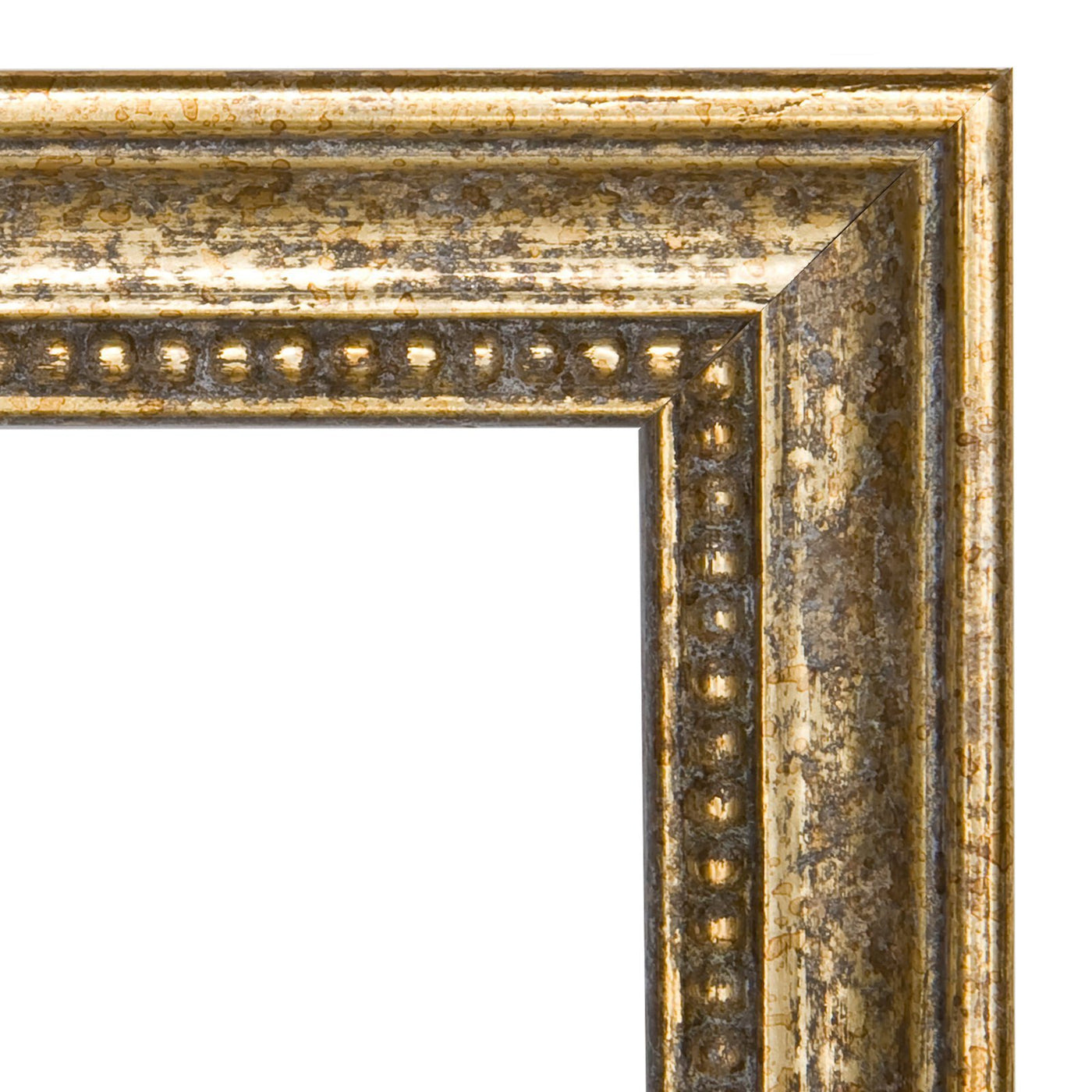 Single Gold Marbled Bead Photo Frame (detail)