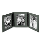 Tuscan Leather Triple Travel Photo Frame
