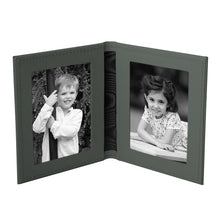 Tuscan Leather Double Travel Photo Frame