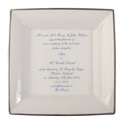 Large Square Personalised China Dish