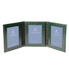 Moroccan Leather Triple Travel Photo Frame
