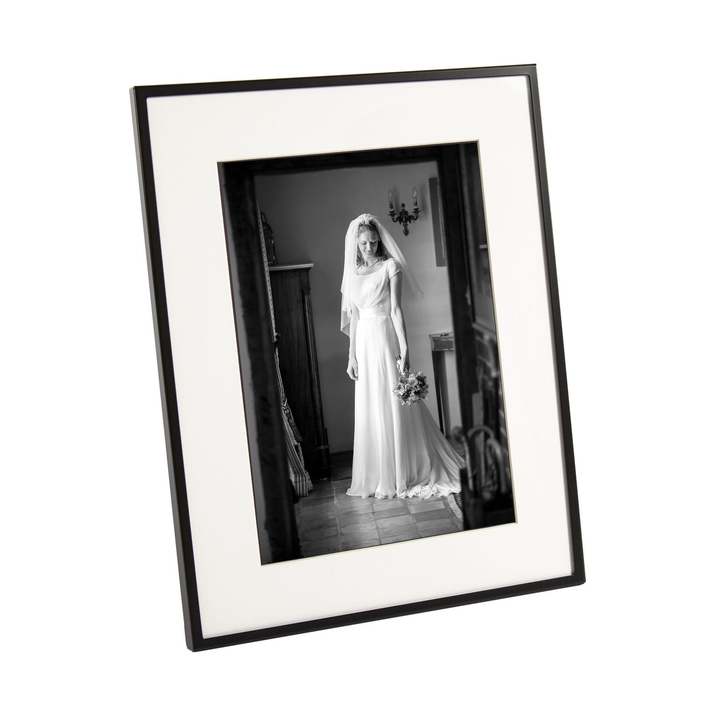 Black Thin Mounted Photo Frame