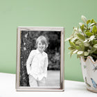 Sterling Silver Narrow Bead Photo Frame