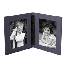 Tuscan Leather Double Travel Photo Frame