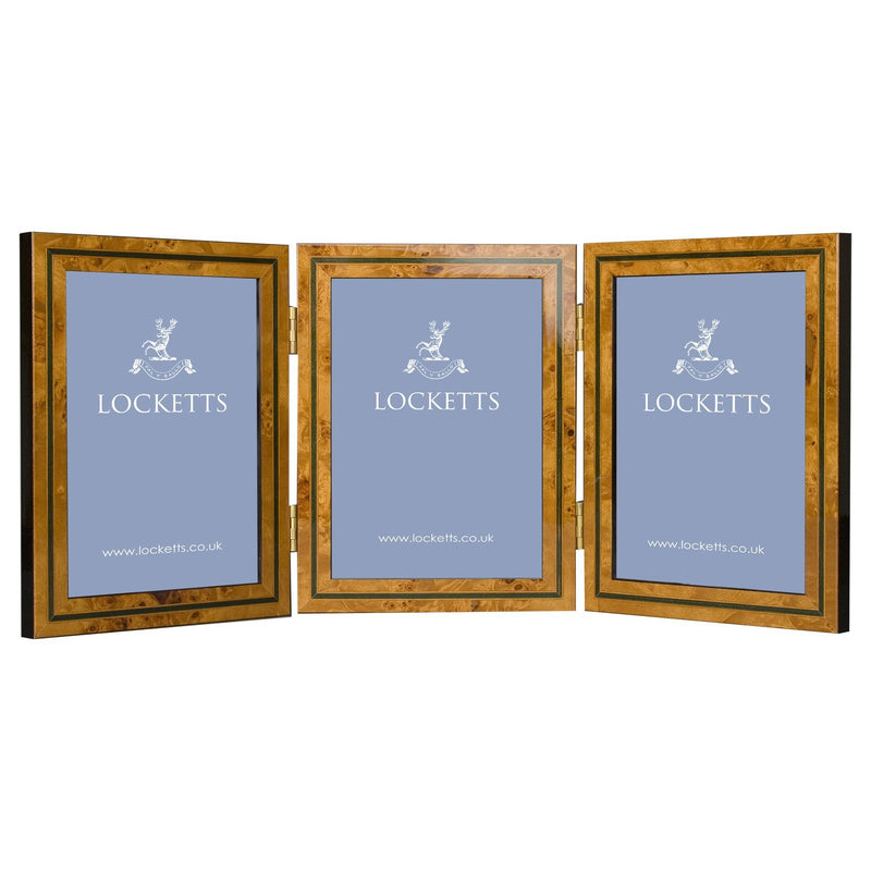 Triple Hinged New Green Inlay Frame
