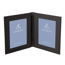 Tuscan Leather Double Travel Photo Frame