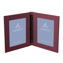 Tuscan Leather Double Travel Photo Frame