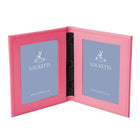 Tuscan Leather Double Travel Photo Frame