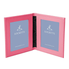 Tuscan Leather Double Travel Photo Frame