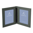 Tuscan Leather Double Travel Photo Frame
