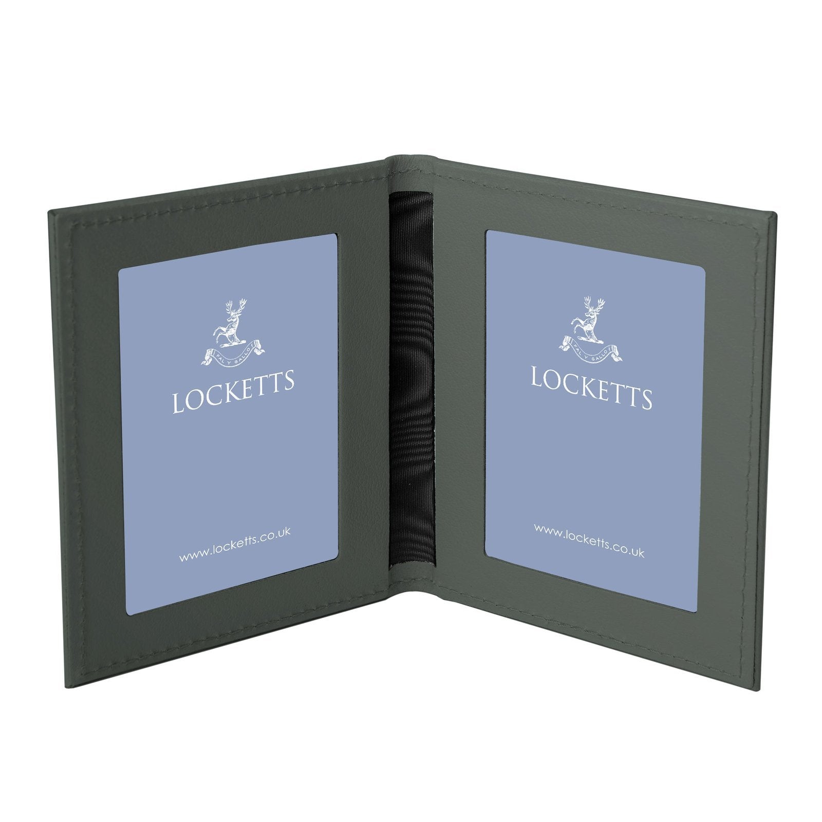 Tuscan Leather Double Travel Photo Frame