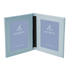 Tuscan Leather Double Travel Photo Frame