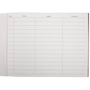 Tuscan Leather Visitors Book