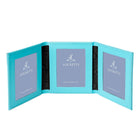 Tuscan Leather Triple Travel Photo Frame